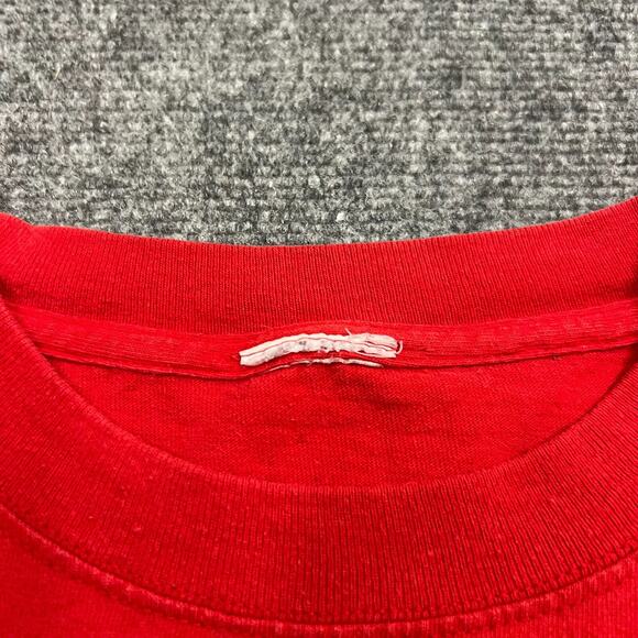 Vintage Los Angeles Angels Men's T Shirt Sz XL Red Short Sleeve MLB Baseball y2k - Picture 4 of 7